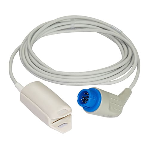 AS1010 SpO2 finger sensor, Philips/HP 12 pin, Adult, 3m Soma Medical