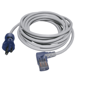 AC Power Cord, Hospital Grade, Angled, 8-10ft, 110V, 15Amp