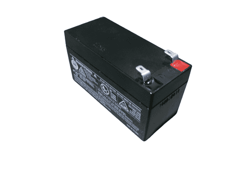SLA Battery 12 volt, 1.3Ah, F1, 3.82x1.69x2.09 inch - Image 1