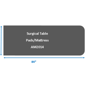 Surgical Table Mattress Pad for Skytron 3001, 3002, 3003, 2" thick