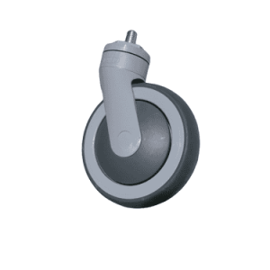 Caster 5 inch, Swivel, Threaded Steam M12-1.75